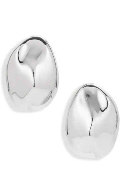 Madewell Organic Droplet Statement Stud Earrings In Neutral