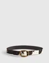 Madewell Oval Buckle Belt In Multi