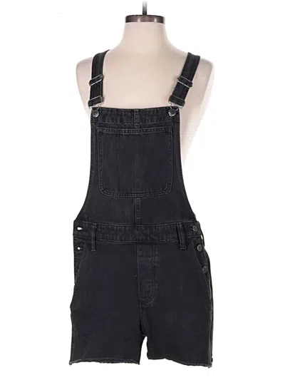 Pre-owned Madewell Overall Shorts In Black