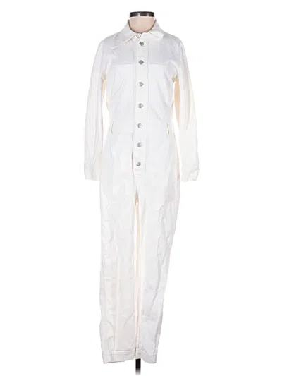 Pre-owned Madewell Overalls In White
