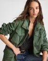 Madewell Oversized Field Jacket In Green
