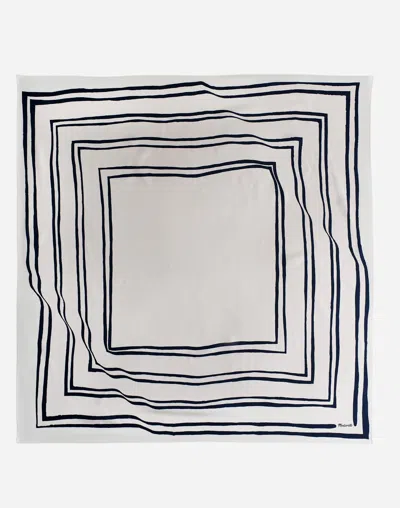 Madewell Oversized Silk Bandana In White