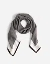 Madewell Oversized Silk Bandana In Antique Cream