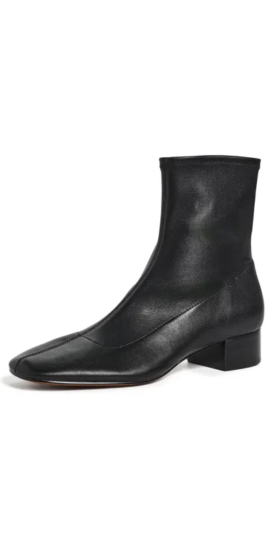 Madewell Paisley Center Seam Glove Booties True Black