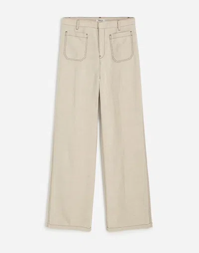 Madewell Patch Pocket Flare In Oat