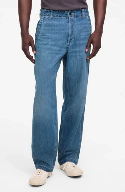 Madewell Patch Pocket Jeans In Brown