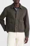 Madewell Patch Pocket Work Jacket In Brown