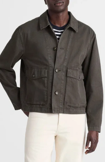 Madewell Patch Pocket Work Jacket In Brown
