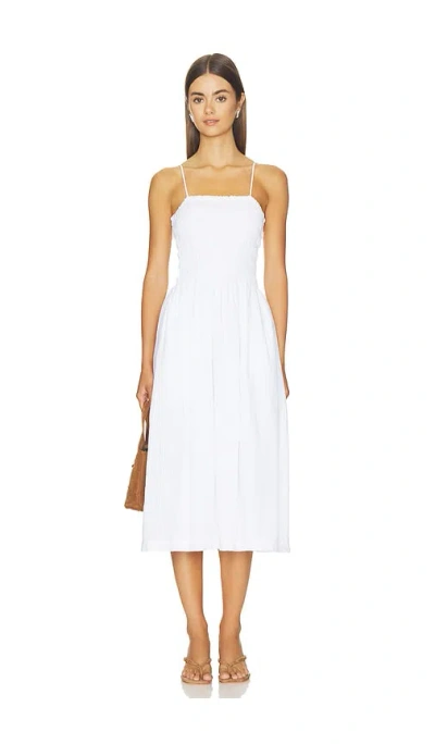 Madewell Peony Dress In White