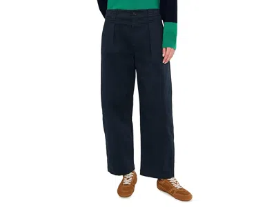 Madewell Perfect Chino Barrel Pants In Blue