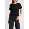 Madewell Perfect Crewneck T-shirt In Jet Black