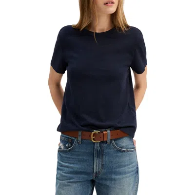 Madewell Perfect Crewneck T-shirt In Black