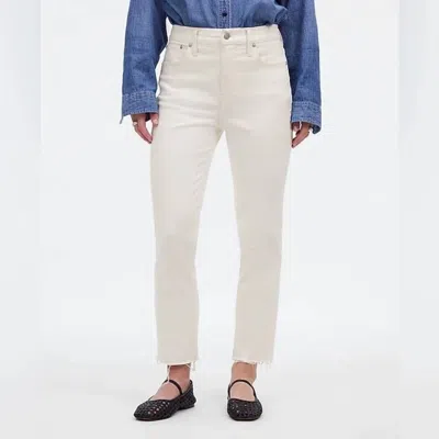 MADEWELL PERFECT VINTAGE JEAN IN TILE WHITE