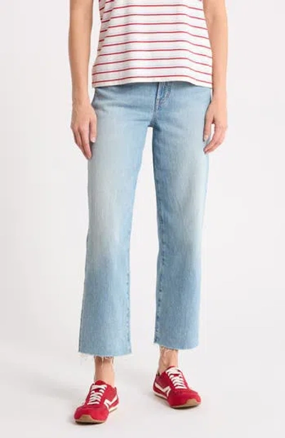Madewell Perfect Vintage Wide Leg Stretch Crop Jeans In Vintage Mid