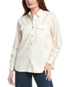 Madewell Denim Button-up Shirt In White