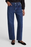 Madewell Pieced Barrel Jeans In Blue