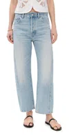 Madewell Pieced Barrel Jeans In Foster Wash Foster Wash