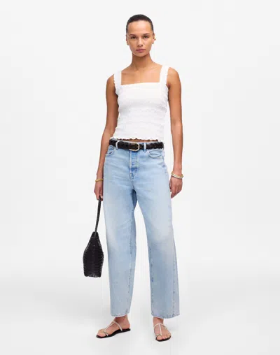 Madewell Pieced Barrel-leg Jeans