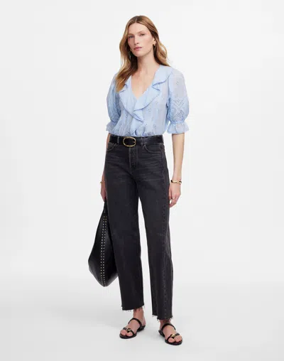 Madewell Pieced Barrel-leg Jeans