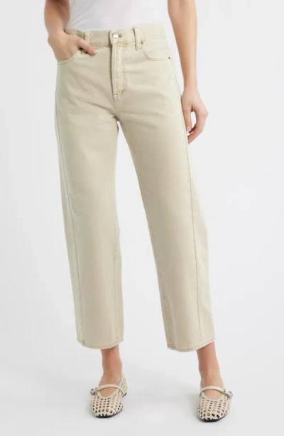 Madewell Pieced Barrel Leg Jeans In Multi