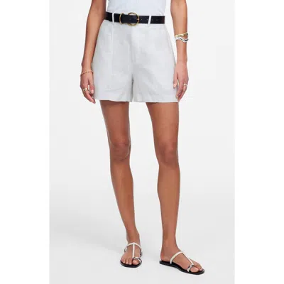 Madewell Pintuck Linen Shorts