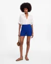 Madewell Pintucked Short In Bright Sapphire