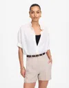 Madewell Pintucked Short In Neutral
