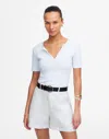 Madewell Pintucked Shorts In Salt