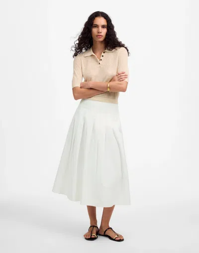 Madewell Pleated Midi Skirt