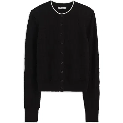 MADEWELL MADEWELL POINTELLE COTTON BLEND CARDIGAN