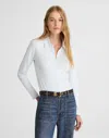 Madewell Pointelle-knit Cardigan Top In Burgundy