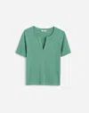 Madewell Pointelle Short-sleeve Crewneck Tee