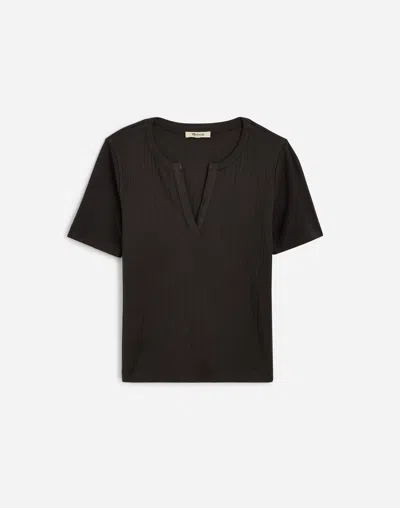 Madewell Pointelle Short-sleeve Crewneck Tee