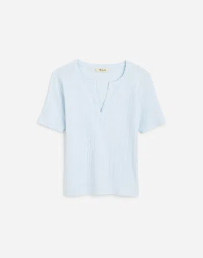 Madewell Pointelle Short-sleeve Crewneck Tee