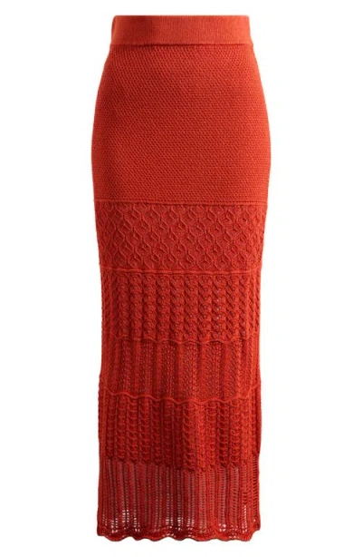 Madewell Pointelle Stitch Maxi Skirt