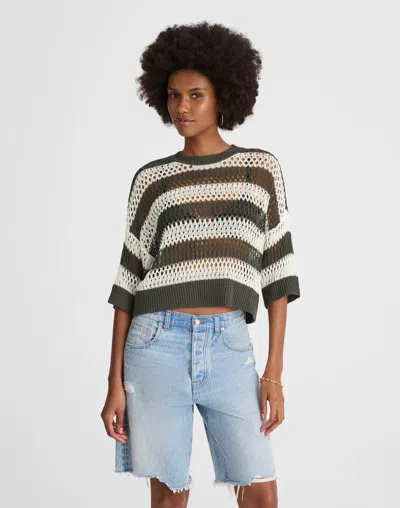 Madewell Pointelle-stitch Sweater Tee