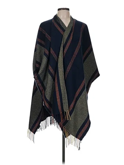 Pre-owned Madewell Poncho In Green