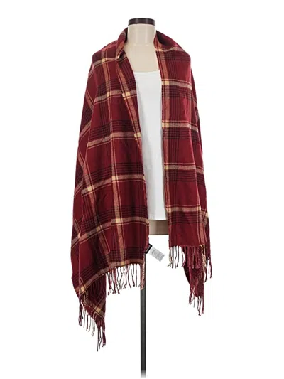Pre-owned Madewell Poncho In Red