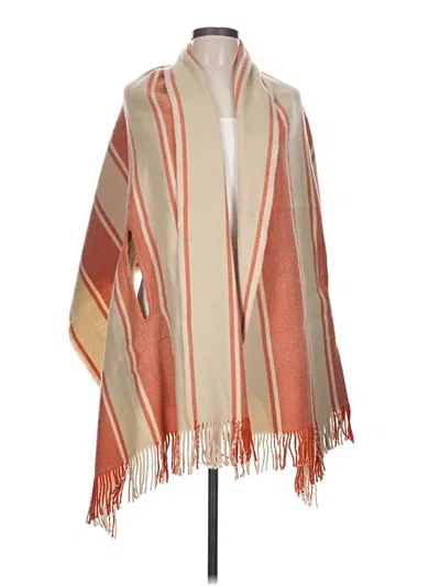 Pre-owned Madewell Poncho In Tan