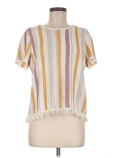 Pre-owned Madewell Poncho In Yellow