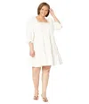 Madewell Poplin Lizzie Tiered Babydoll Dress Women's White Cotton Ups344 In White