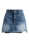 Madewell Postage Stamp Denim Mini Skirt In Croswell Wash