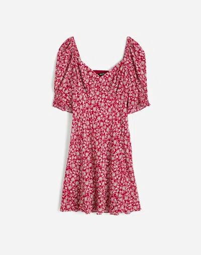 Madewell Puff-sleeve Mini Dress