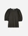 Madewell Puff-sleeve Tee In Dark Surplus