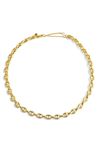 Madewell Chunky Mariner Link Chain Necklace In Gold