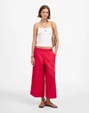 Madewell Pull-on Culottes In Red