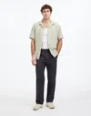 Madewell Mens Mid-rise Dark Wash Straight Leg Jeans In Dark Metal