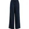 Madewell Pull-on Linen Pants In Blue