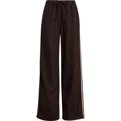 Madewell Pull-on Linen Pants In Black