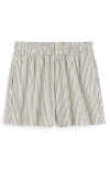 Madewell Pull-on Seersucker Shorts In Multi